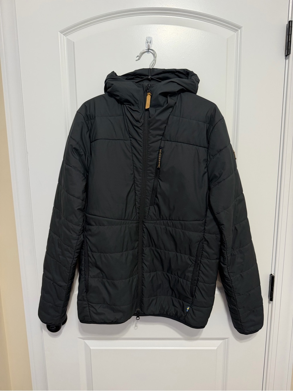 Men's Fjallraven Keb Hooded Insulated Jacket - Basalt